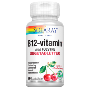 B12 vitamin med folsyre (90tab)