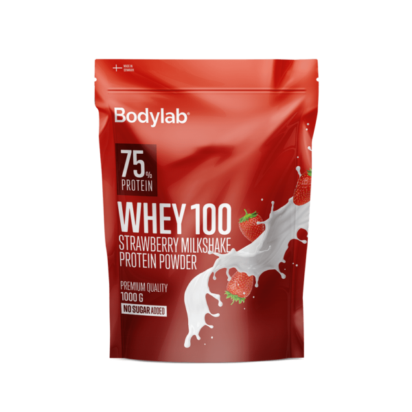 Bodylab Whey 100 (1 kg) - Strawberry Milkshake