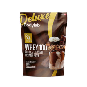 Bodylab Whey 100 Deluxe (1 kg) - Chocolate Caramel Brownie Fudge