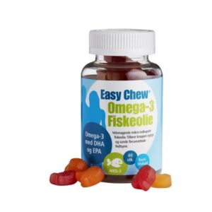 DFI EasyChew Omega-3 Fiskeolie 60 stk