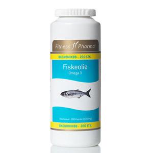 Fitness Pharma Fiskeolie Omega 3 - 200 kaps.