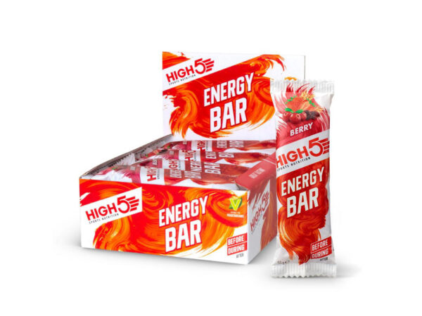 High5 Energy Bar - Energibar med bær - 1 kasse á 12 stk.