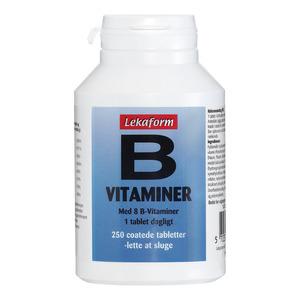 Lekaform B-Vitaminer - 250 tabl.