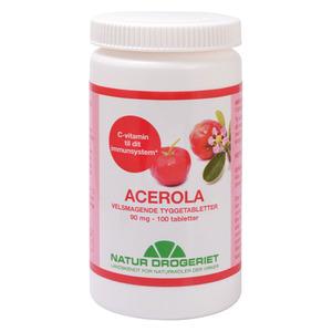 Natur-Drogeriet Acerola 90 mg - 100 tabletter