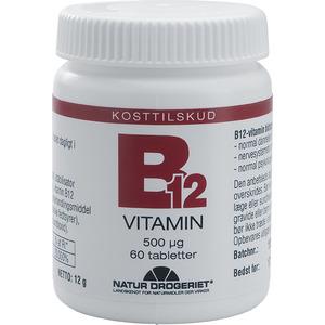 Natur-Drogeriet B12-vitamin 500 Âµg - 60 tabl.