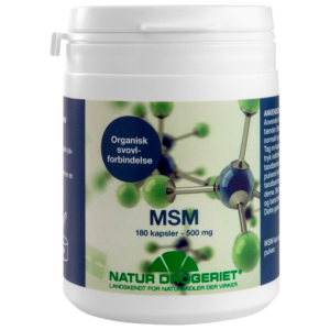 Natur Drogeriet MSM 500 mg (180 kapsler)