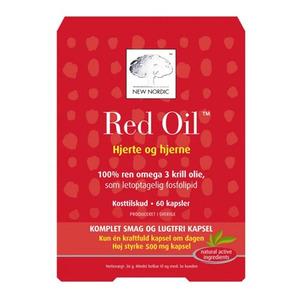 New Nordic Red Oil omega-3 krill olie - 60 stk