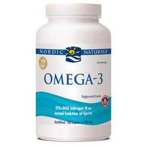 Nordic Naturals Omega 3 m. citrussmag - 180 kaps.