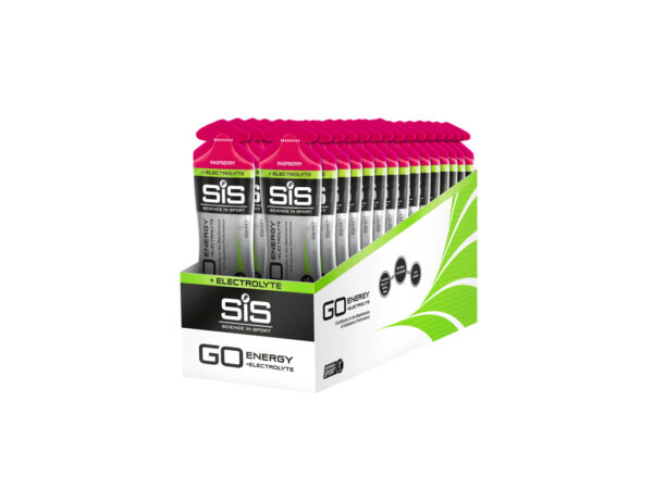 SIS GO Range - Energy+Elektrolyte Gel - Hindbær - 60ml - 1 stk