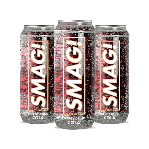 SMAG! Clear Energy Drink - Cola (24x 500 ml)