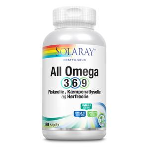 Solaray All Omega 3-6-9 - 180 kaps.