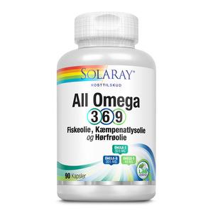 Solaray All Omega 3-6-9 - 90 kaps.