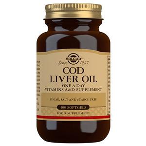 Solgar Torskeleverolie (Cod Liver Oil) - 100 kap