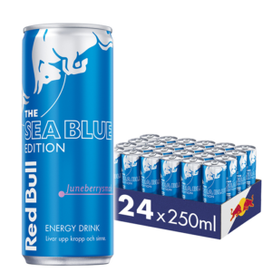 24 x Red Bull Energidryck, 250 ml, Sea Blue (Juneberry)