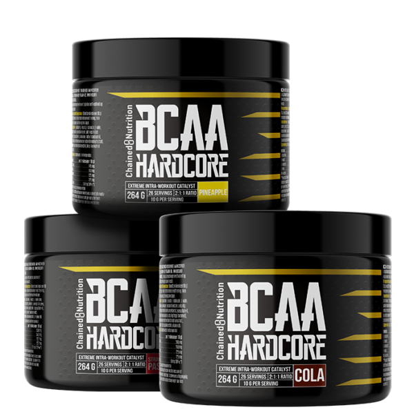 3 x BCAA Hardcore, 264g