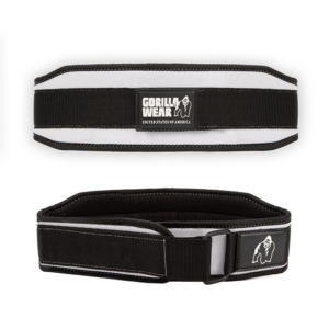 4 Inch Women´s Lifting Belt, black/white