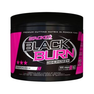 Black Burn Micronized, 300 gram, Fruit Punch