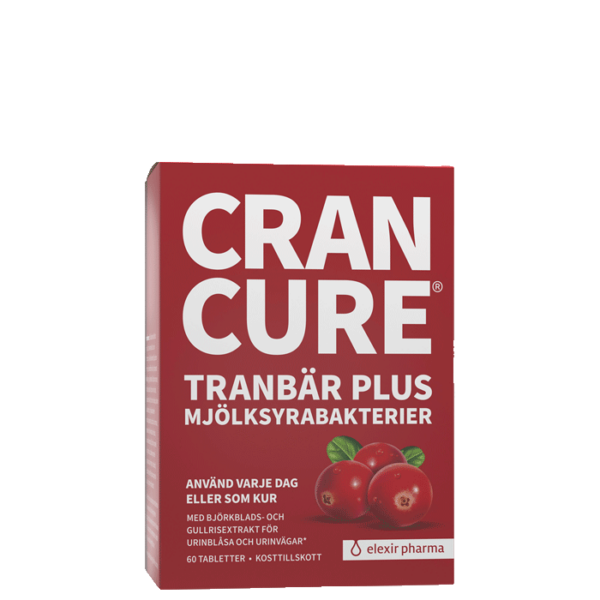 Cran Cure® tranebær plus mælkesyrebakterier, 60 tabletter