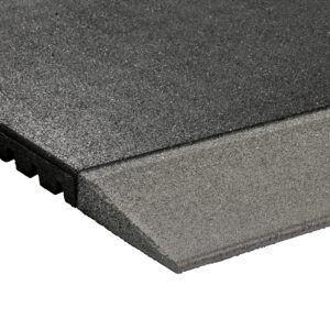 Granuflex Rampe Til Gummiflise 1000 x 200 x 43 mm Grey