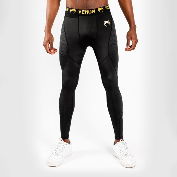 Venum G-Fit Compression Tights, Black/Gold