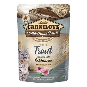 Carnilove Cat Pouch vådfoder m. ørred & echinacea - 85 g.