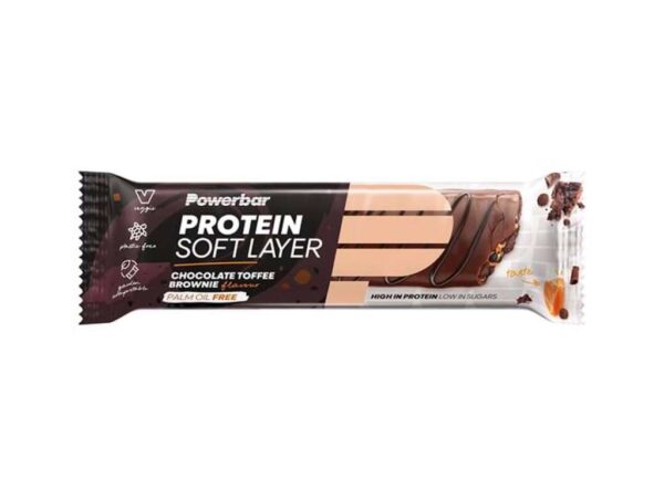 Powerbar Soft Layer - Proteinbar - Chocolate toffee brownie - 40 gram