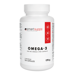 SmartSupps OMEGA-3, 130 caps