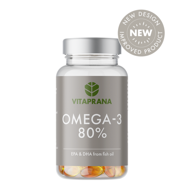 Vitaprana Omega-3 80%, 95 kapslar