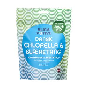 Aliga Aqtive Chlorella & Blæretang pulver - 200 g