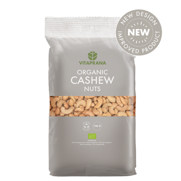Organic Cashew Nuts, 750g