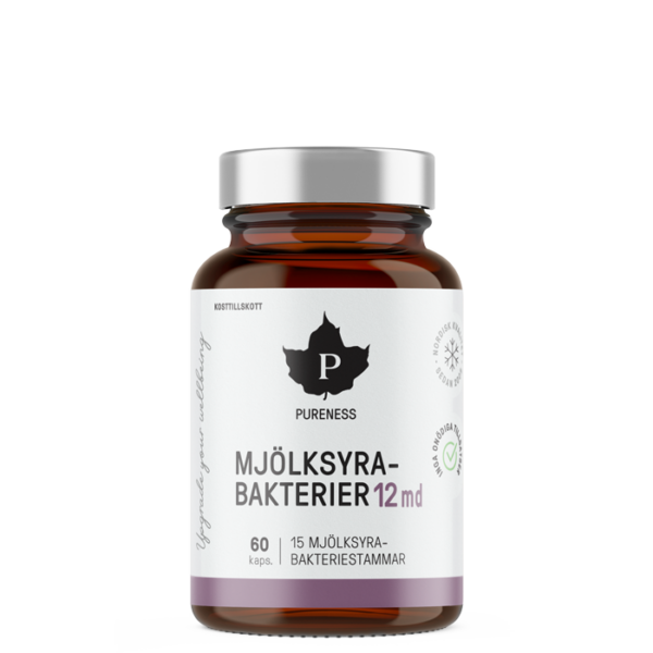mælkesyrebakterier 12 md 60 kapsler