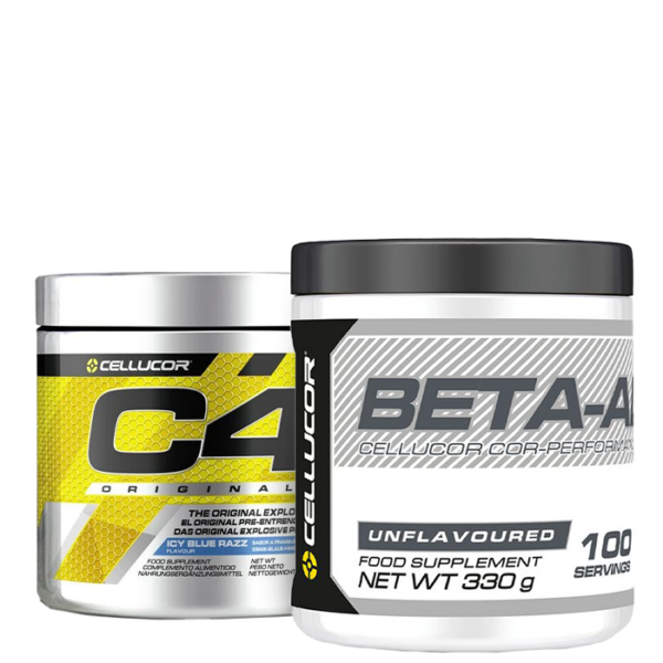 C4, 30 servings + COR-Performance Beta Alanine, 330 g