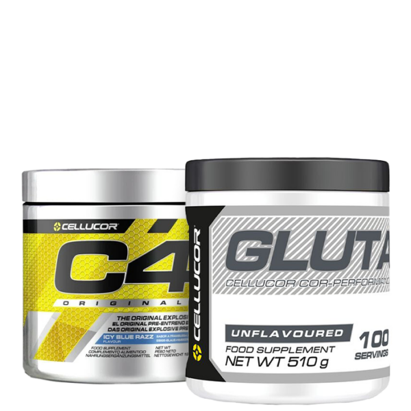 C4, 30 servings + COR-Performance Glutamine, 510 g
