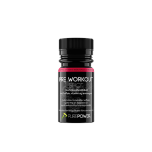 Pre-Workout shot (PWO) Røde bær 60 ml