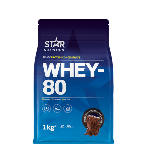 Whey-80 Valleprotein 1 kg