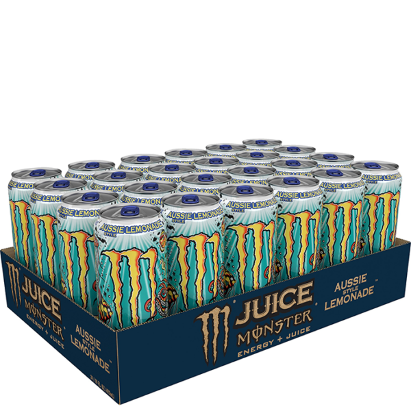 24 x Monster Energy 50 cl, Juiced Aussie Lemonade