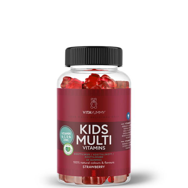 Multivitamin Barn Jordgubb 60 Gummies