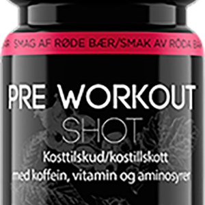 Purepower Pre-Workout Shot (PWO) Røde Bær - 60ml