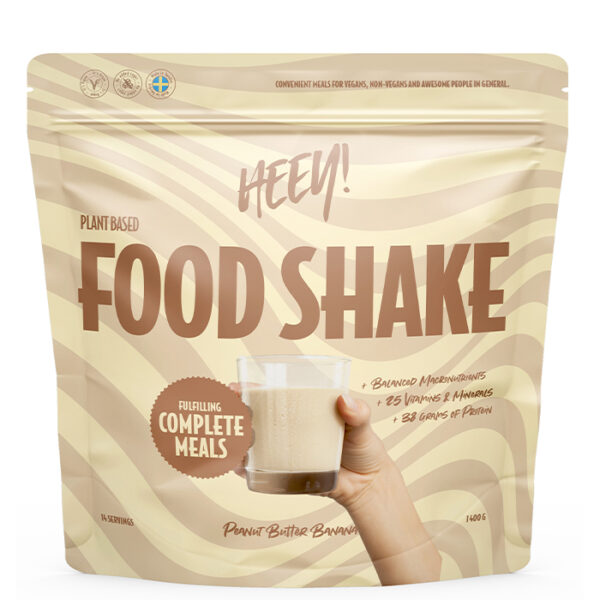 Vegansk Food Shake Måltidserstatning Jordnøddesmør Banan 1400 g