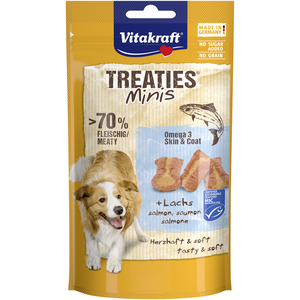 Vitakraft Treaties Minis, laks og omega-3 - 48 g.