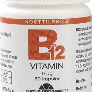 Natur Drogeriet B12 Vitamin 9 ug 60 stk