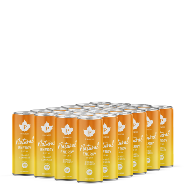 24 x Natural Energy Drink Orange Lemonade 330 ml