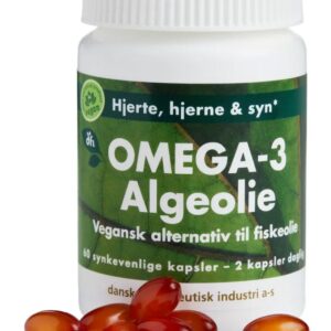 DFI Vegan Omega-3 Algeolie 60 stk