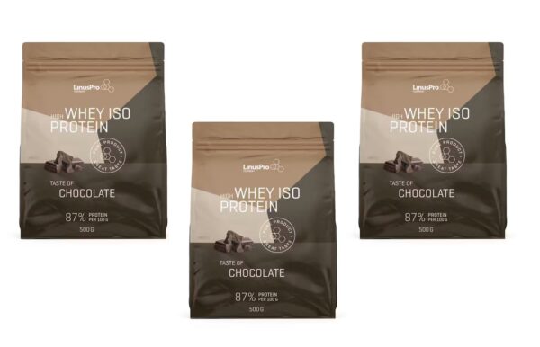 LinusPro Whey ISO Chocolate 3 x 500 g