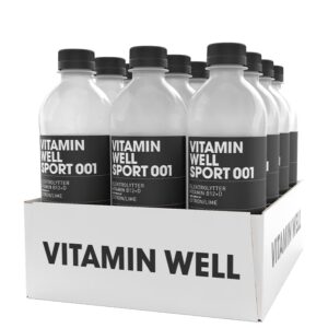 12 x Vitamin Well Sport, 500 ml