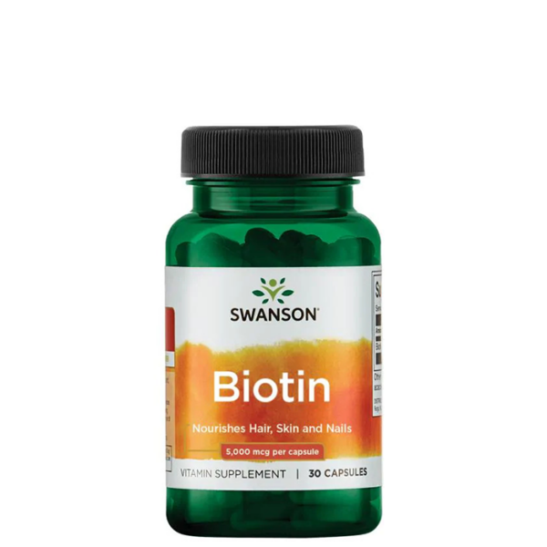 Biotin 5000 mcg 30 kapsler