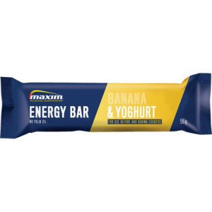 Maxim Energy Bar - Banana & Yoghurt (55g) - OBS! BEDST FØR 27/12-24