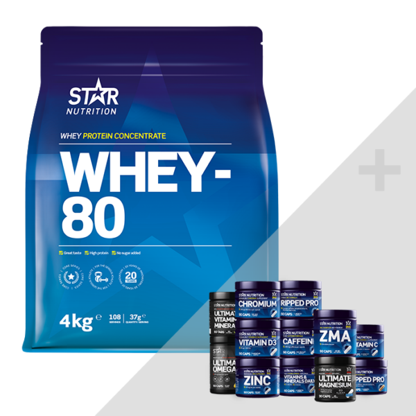 Valle-80 Valleprotein 4 kg + Bonusprodukt