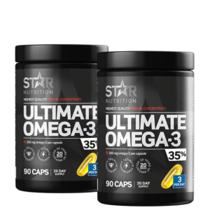 2 x Ultimate Omega-3 90 kapsler 35% 1000 mg