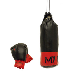 My Hood - Boksepude med handsker - 1 kg - 3-5 år